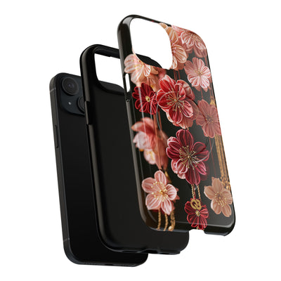Silk Blossom Kanzashi · Tough 2.0 Magnetic Phone Case for iPhone · Pink