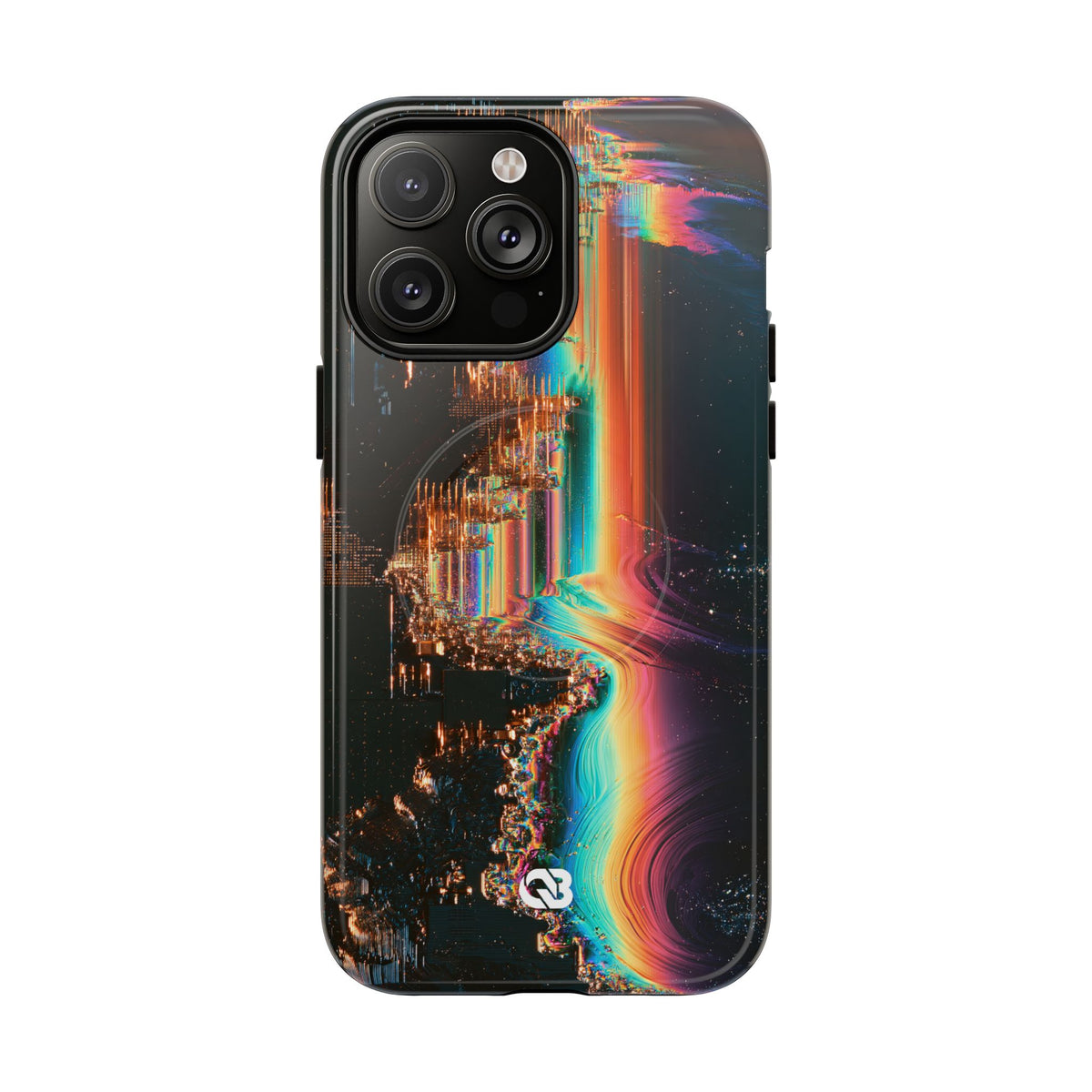 Prismatic Circuit · Tough 2.0 Magnetic Phone Case for iPhone · Black