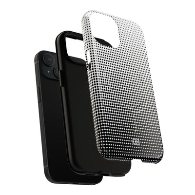 Black Tough 2.0 Magsafe Phone Case for iPhone - Obsidian Halftone Flux