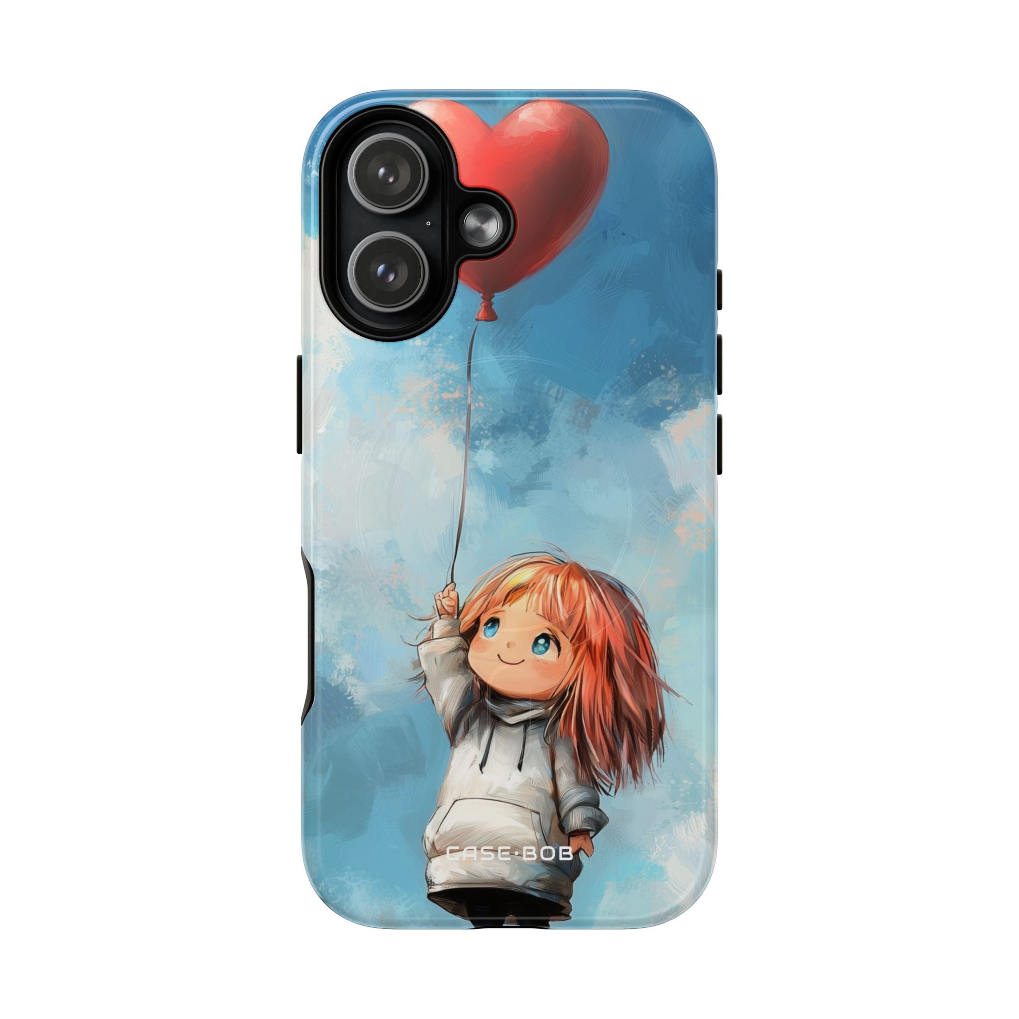 Heart Balloon Whimsy iPhone 17 Case - Tough+ - CASE•BOB