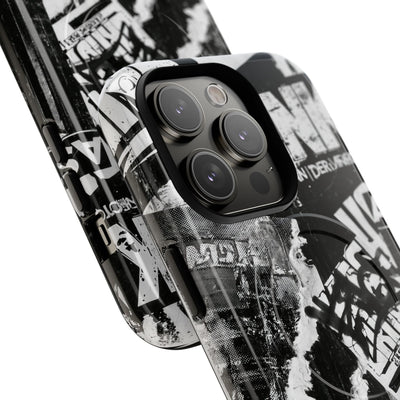 Underground Punk Collage · Tough 2.0 Magnetic Phone Case for iPhone · Black