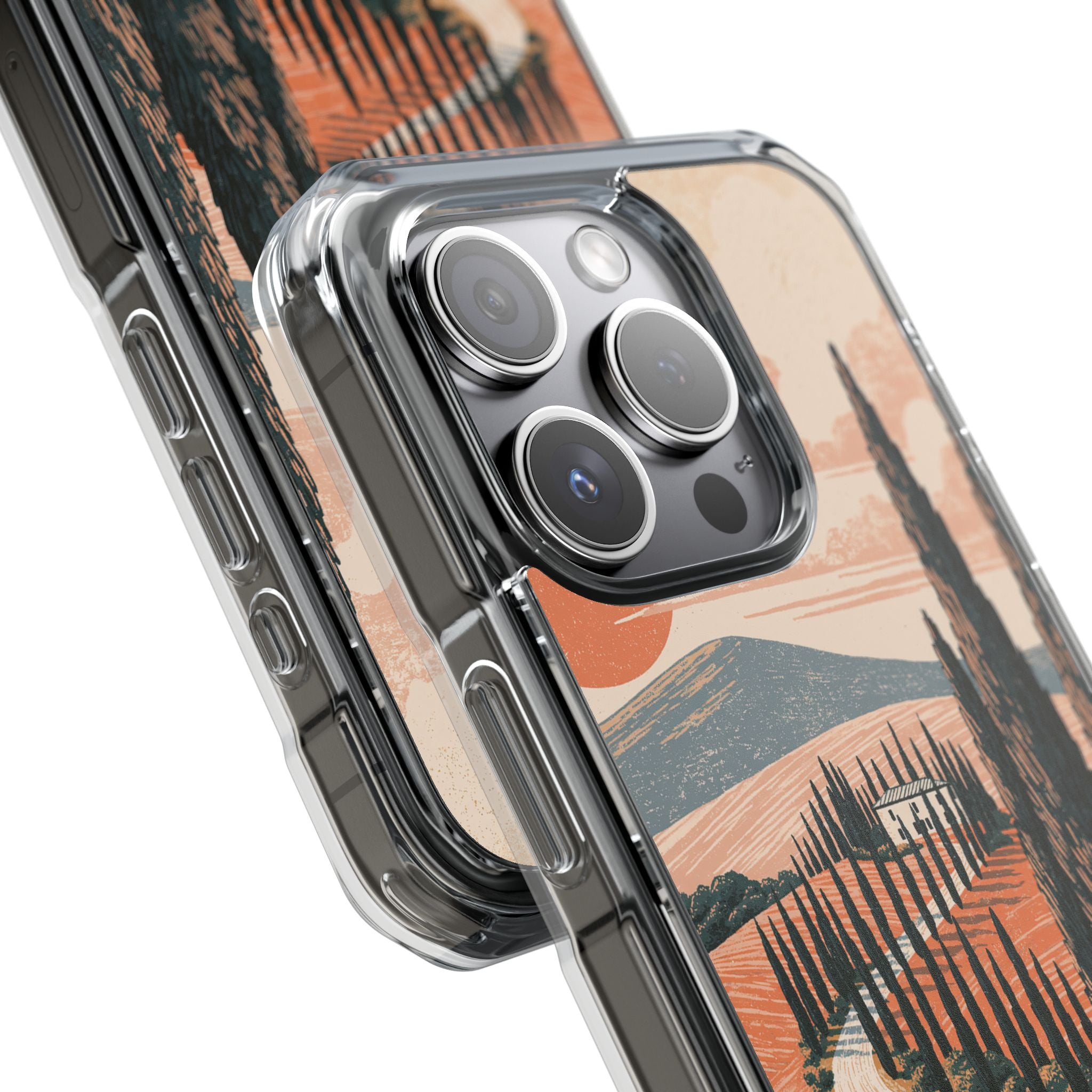 Orange Impact MagSafe Phone Case for iPhone - Terracotta Ridge Trail
