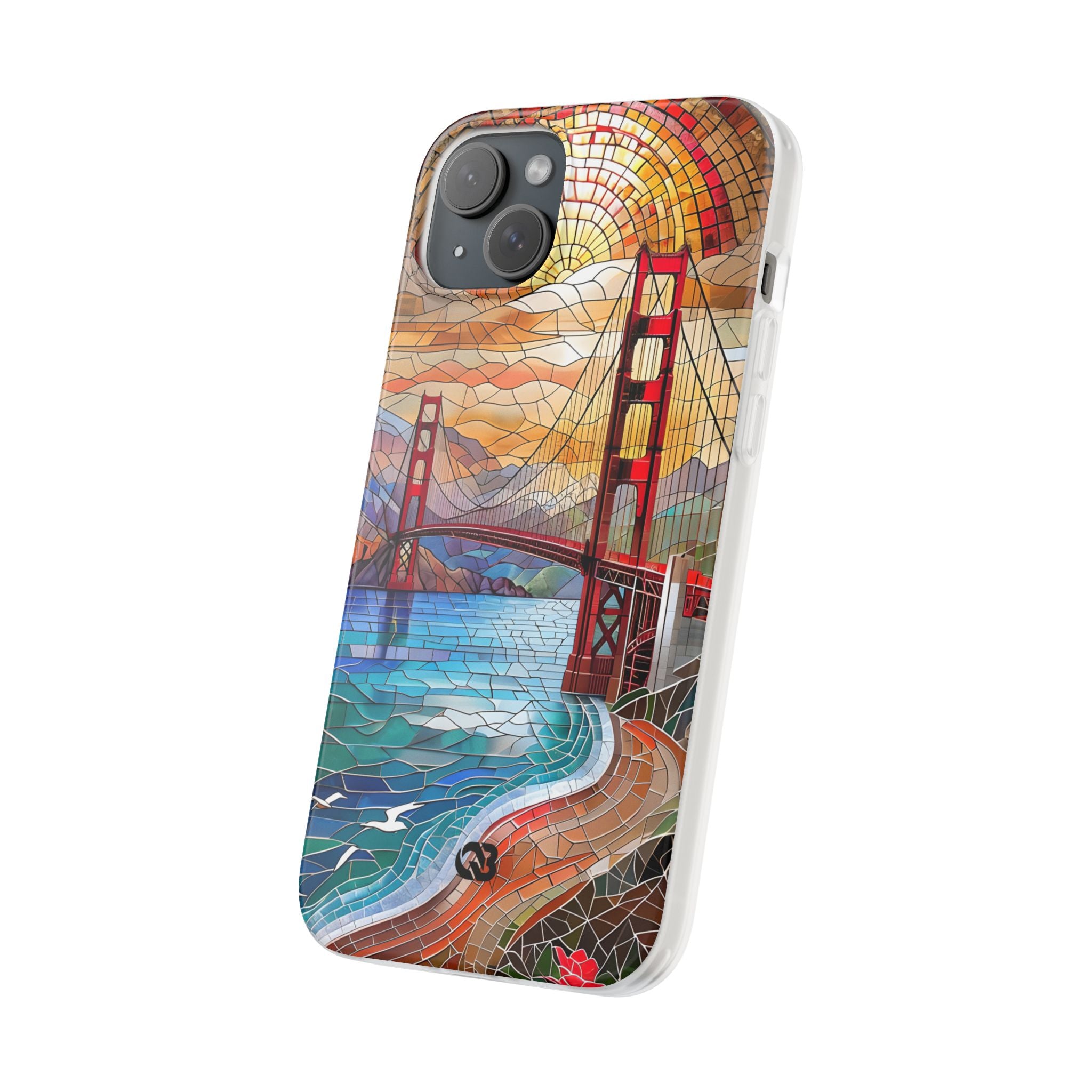 Crimson Arch Coast · Soft Custodia per iPhone