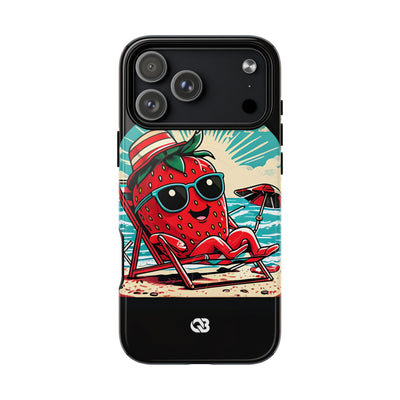 Retro Coastal Berry · Tough+ Coque de téléphone pour iPhone · MagSafe