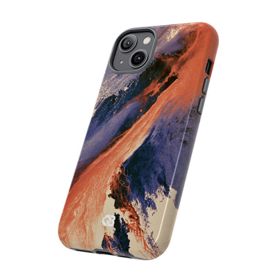 Solar Aura Drift · Tough Phone Case for iPhone · Orange