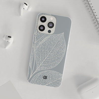 Minimal Leaf Skeleton · Lite Phone Case for iPhone ·  Grey