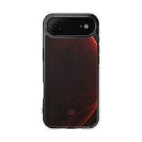 Red Impact MagSafe Phone Case for iPhone - Crimson Flare Flux