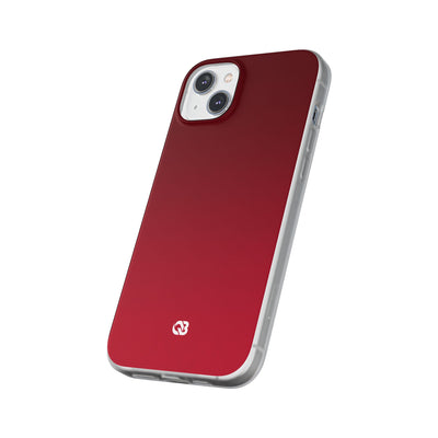 Red Lite Phone Case for iPhone - Crimson Velvet Fade