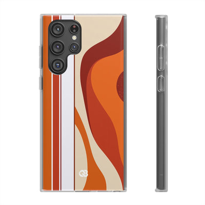 Terracotta Strata · Lite Phone Case for Samsung · Orange