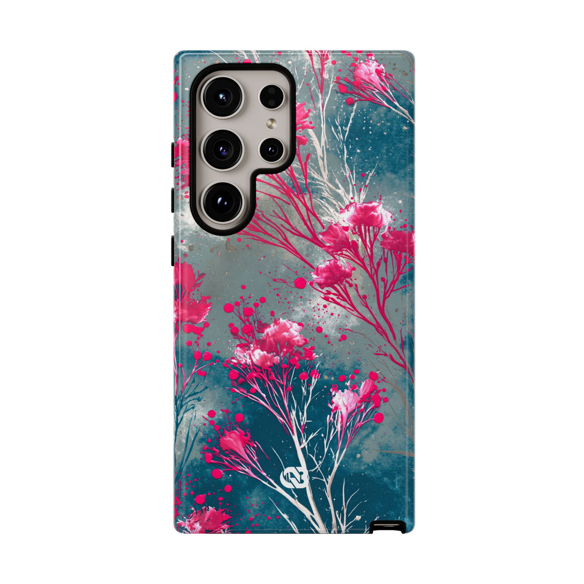 Cyber Blossom · Tough Phone Case for Samsung · Teal