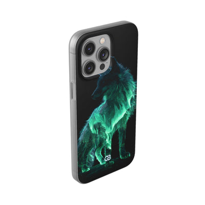 Nordic Aurora Fox · Lite Phone Case for iPhone ·  Teal