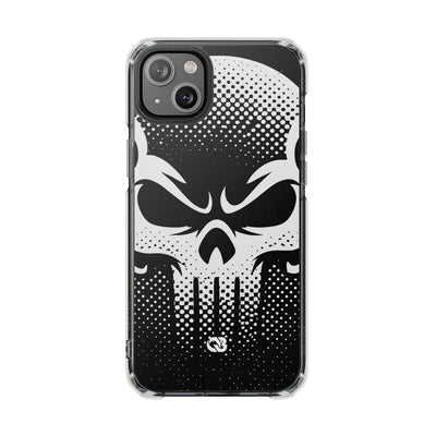 Phantom Halftone · Clear Impact Magnetic Phone Case for iPhone ·  Black