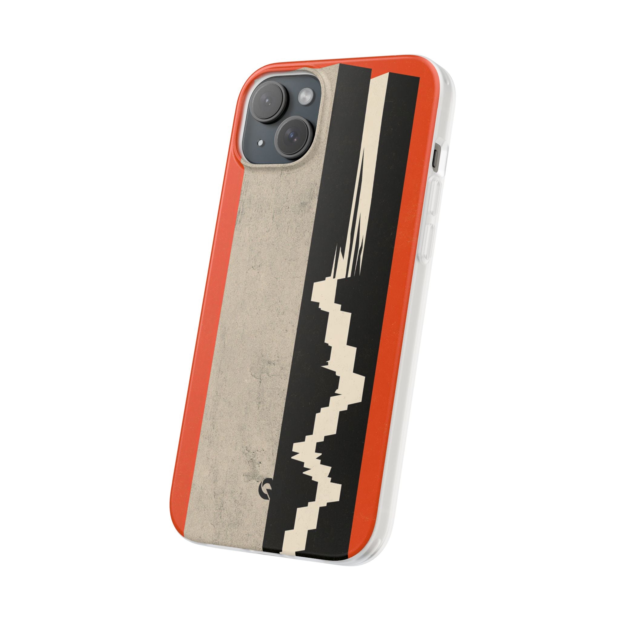 Orange Lite Phone Case for iPhone - Orange Monolith Rift