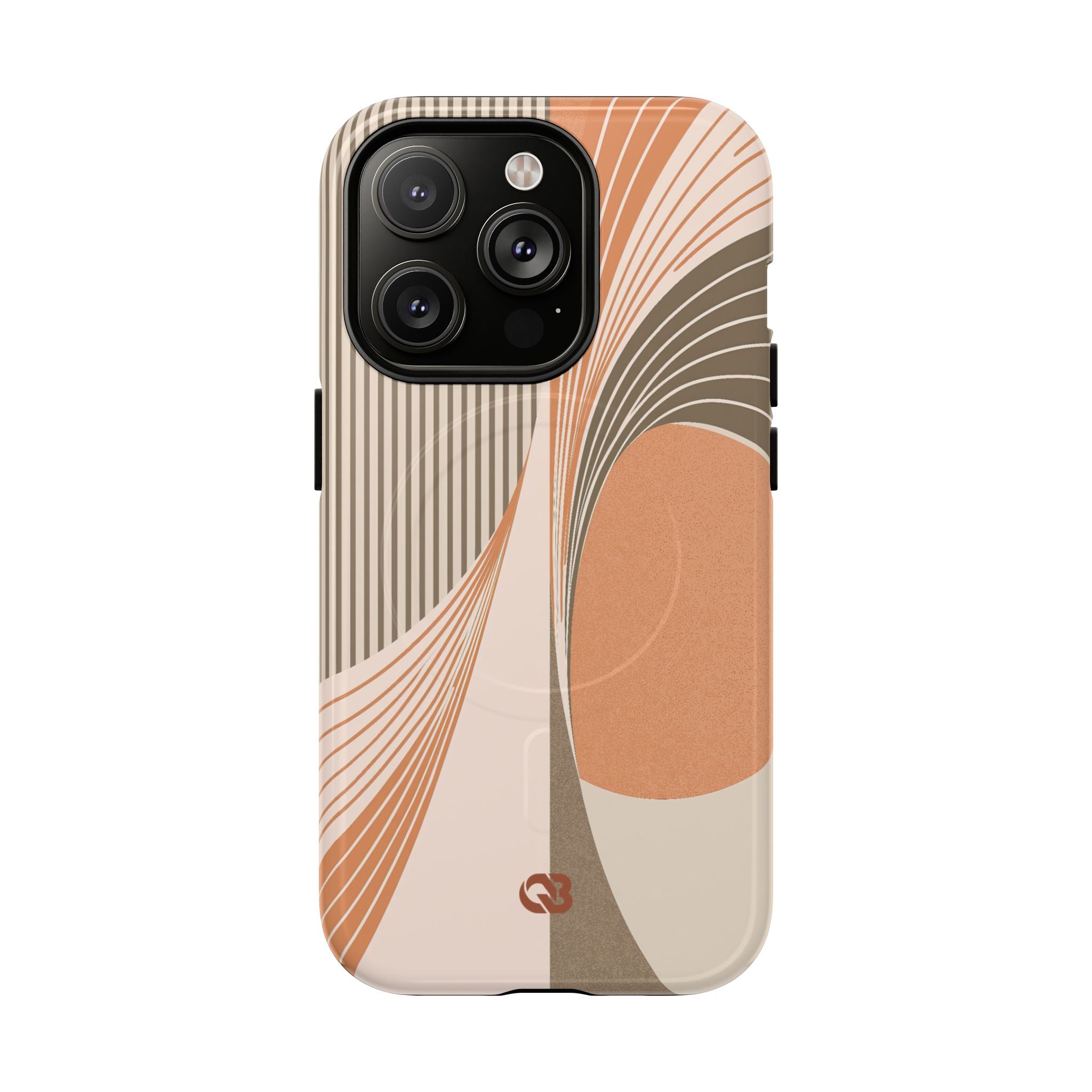 Orange Tough 2.0 Magsafe Phone Case for iPhone - Desert Arc Horizon
