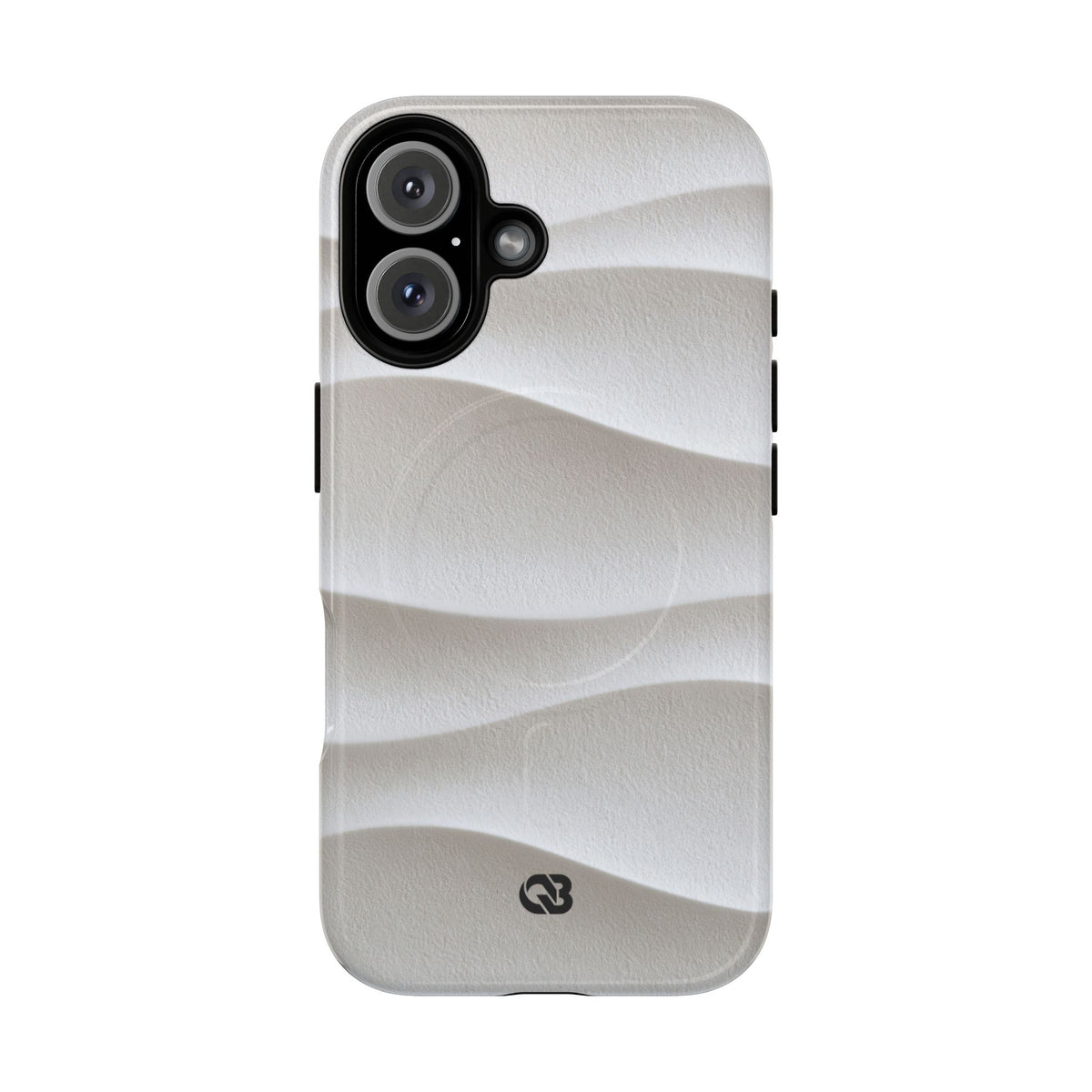 Sculpted Dune Relief · Tough 2.0 Magnetic Phone Case for iPhone · White