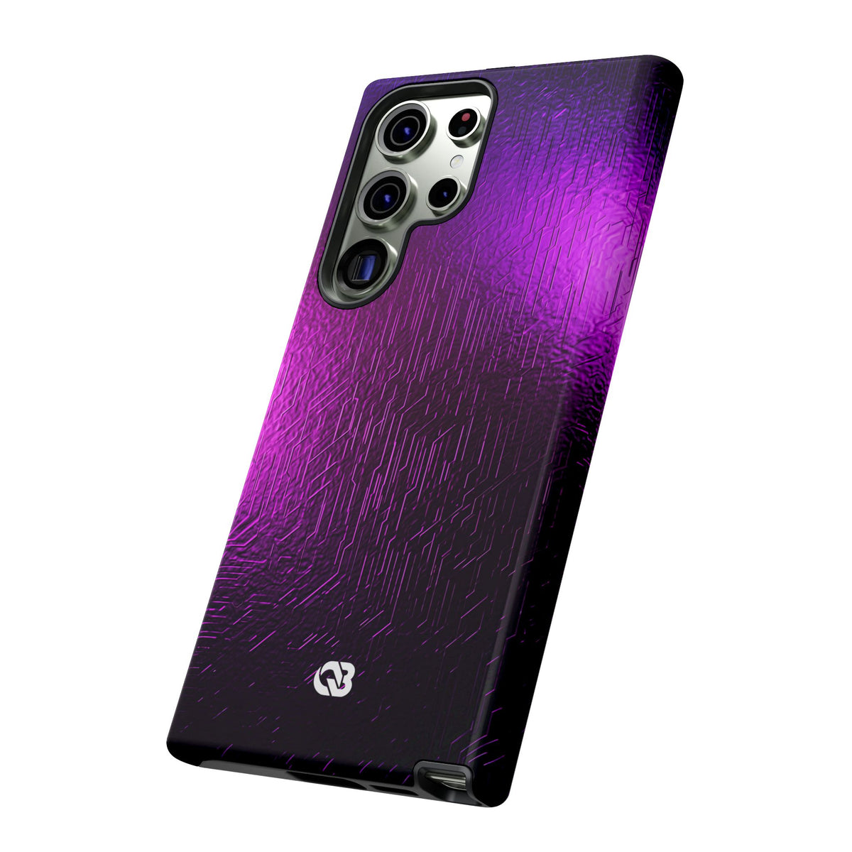Violet Cyber Circuit · Tough Phone Case for Samsung · Purple