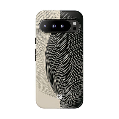 Minimal Frond Study · Tough Phone Case for Pixel ·  Black