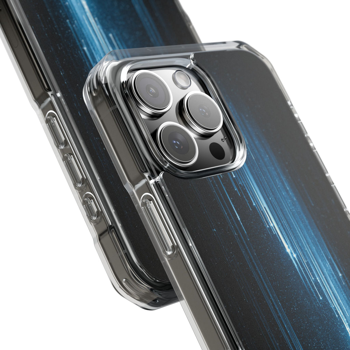 Nocturnal Cascade · Clear Impact Magnetic Phone Case for iPhone ·  Black
