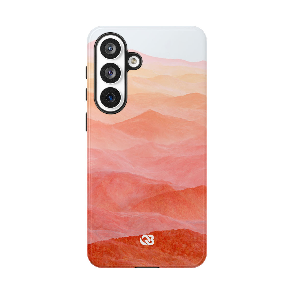 Alpenglow Ridge Vista · Tough Phone Case for Samsung · Orange