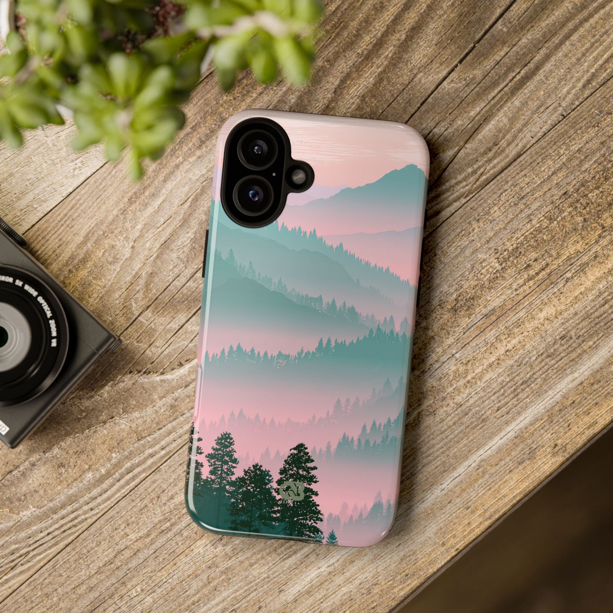 Teal Tough Phone Case for iPhone - Alpine Mist Teal