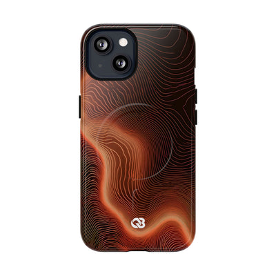 Caldera Ridge · Tough 2.0 Magnetic Phone Case for iPhone · Orange