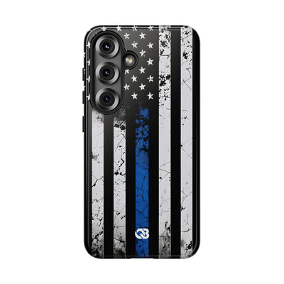 Gritty Cobalt Flag · Tough Handyhülle für Samsung