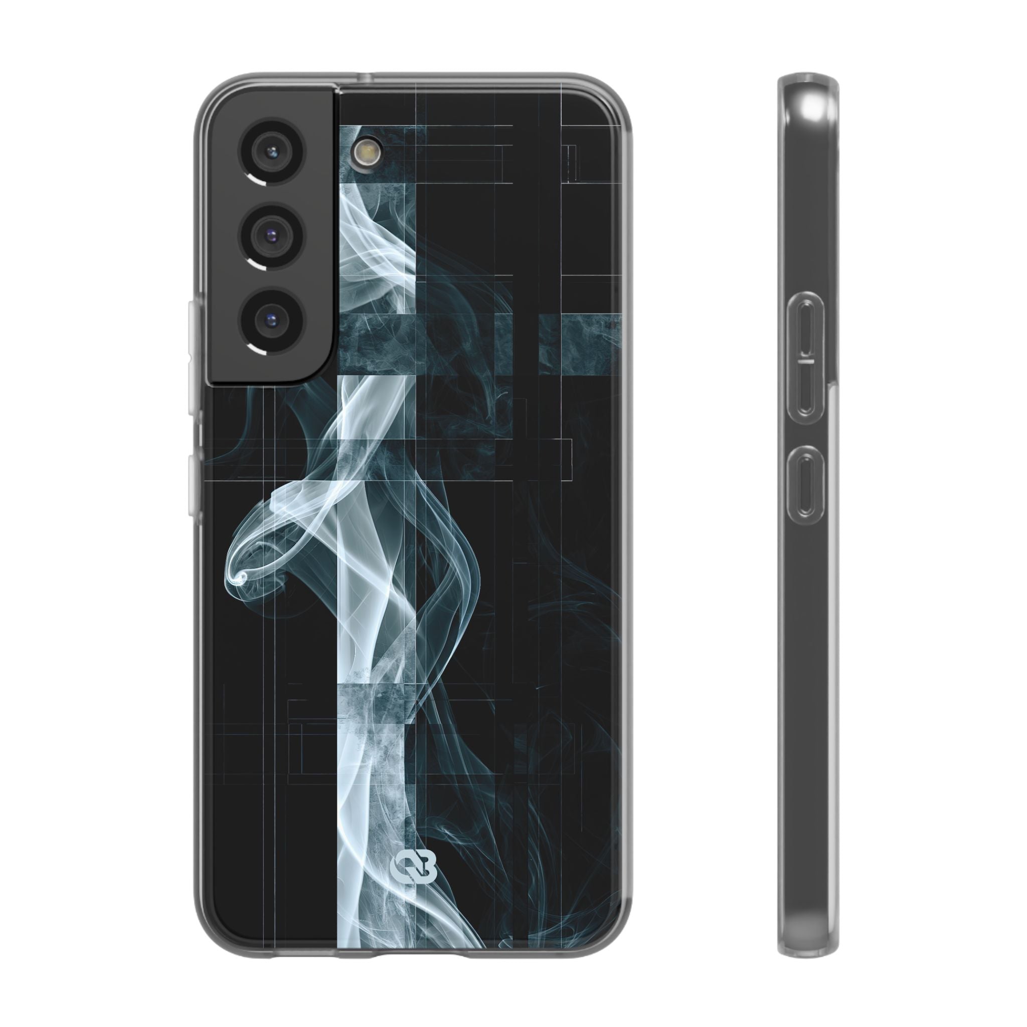 Black Lite Phone Case for Samsung - Arctic Vapor Grid