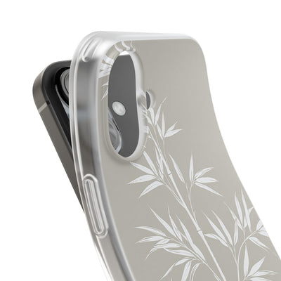 Beige Lite Phone Case for iPhone - Sandstone Bamboo Stalks