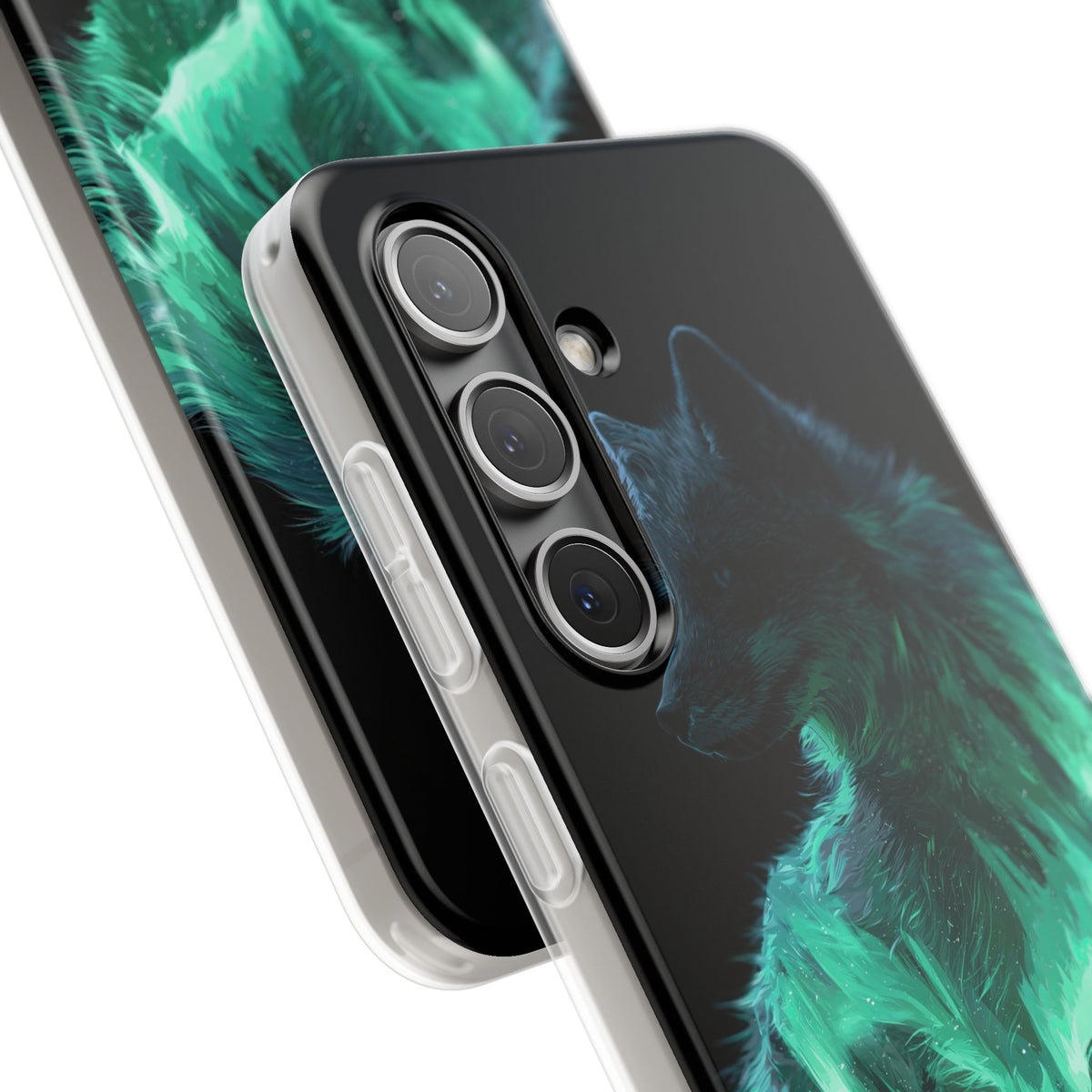 Nordic Aurora Fox · Lite Phone Case for Samsung · Teal