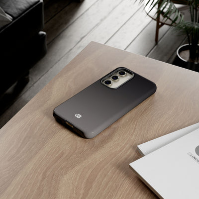 Grey Tough Phone Case for Samsung - Obsidian Ash Fade
