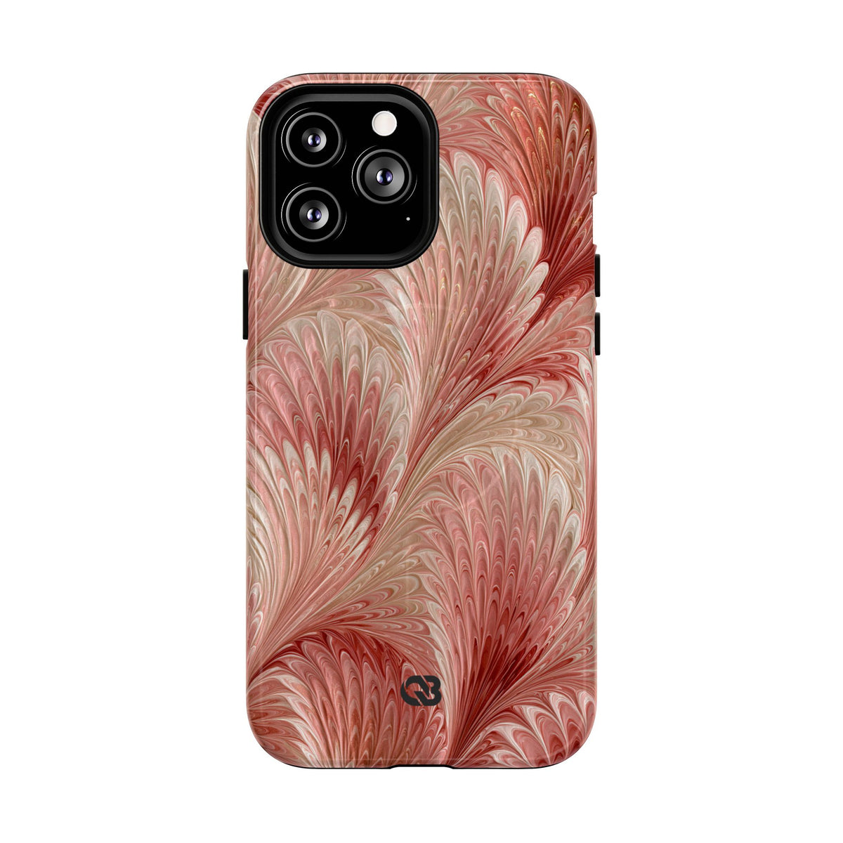 Blush Petal Plume · Tough 2.0 Magnetic Phone Case for iPhone · Pink