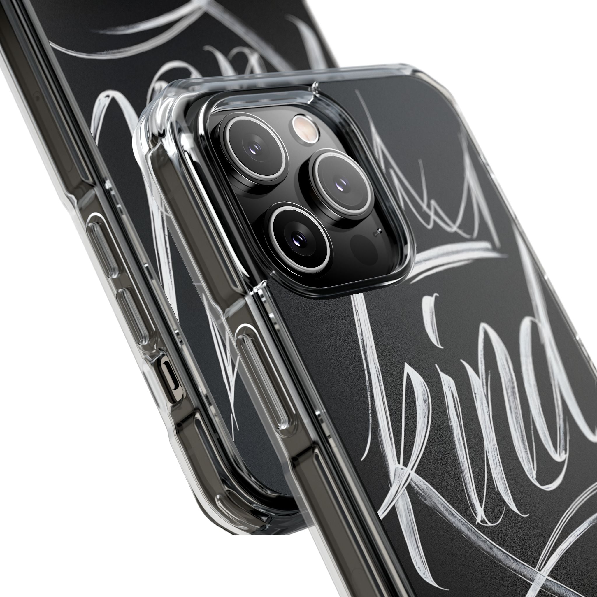 Noir Crown Script · Impact Phone Case for iPhone · Magsafe