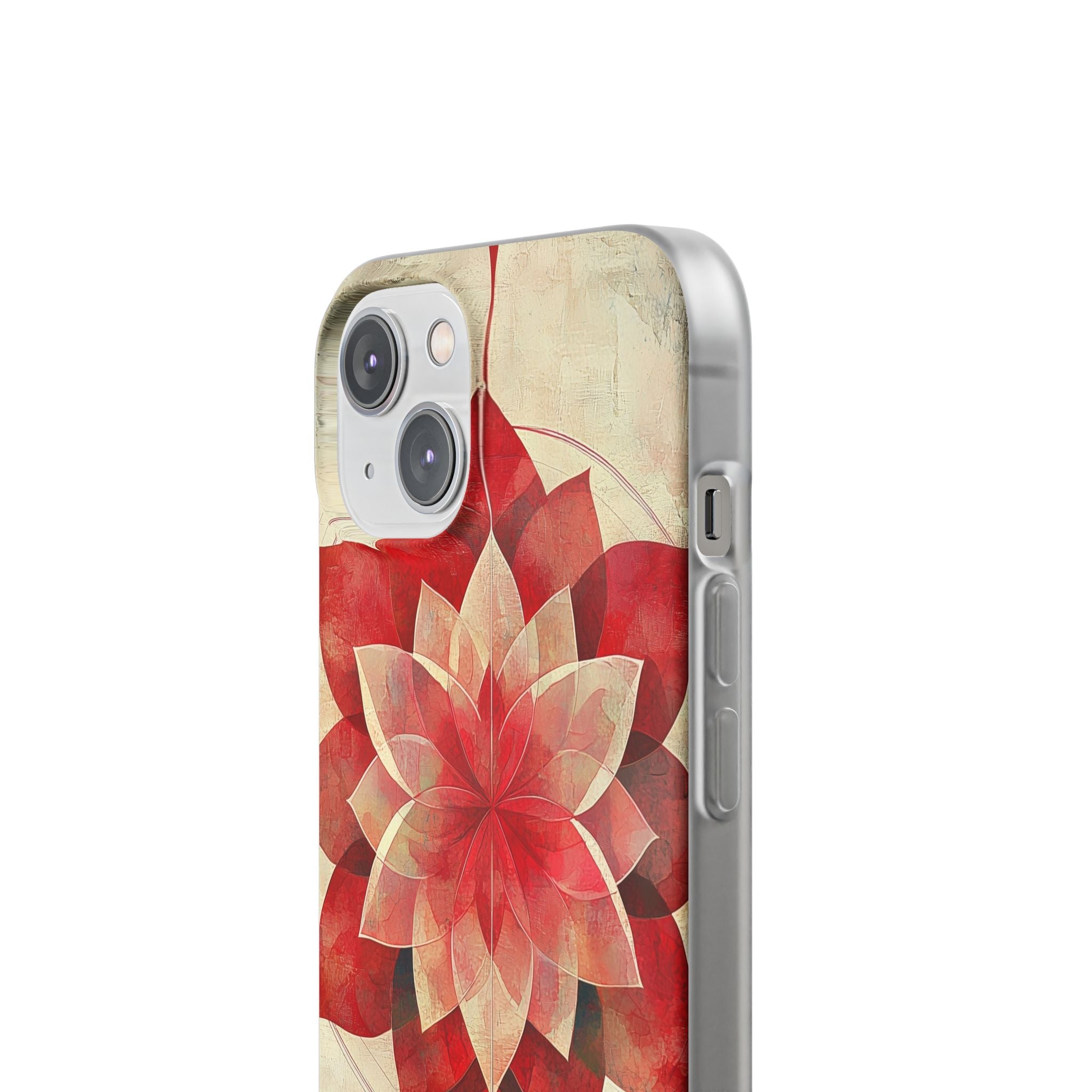 Crimson Bloom iPhone 14 Case - Soft