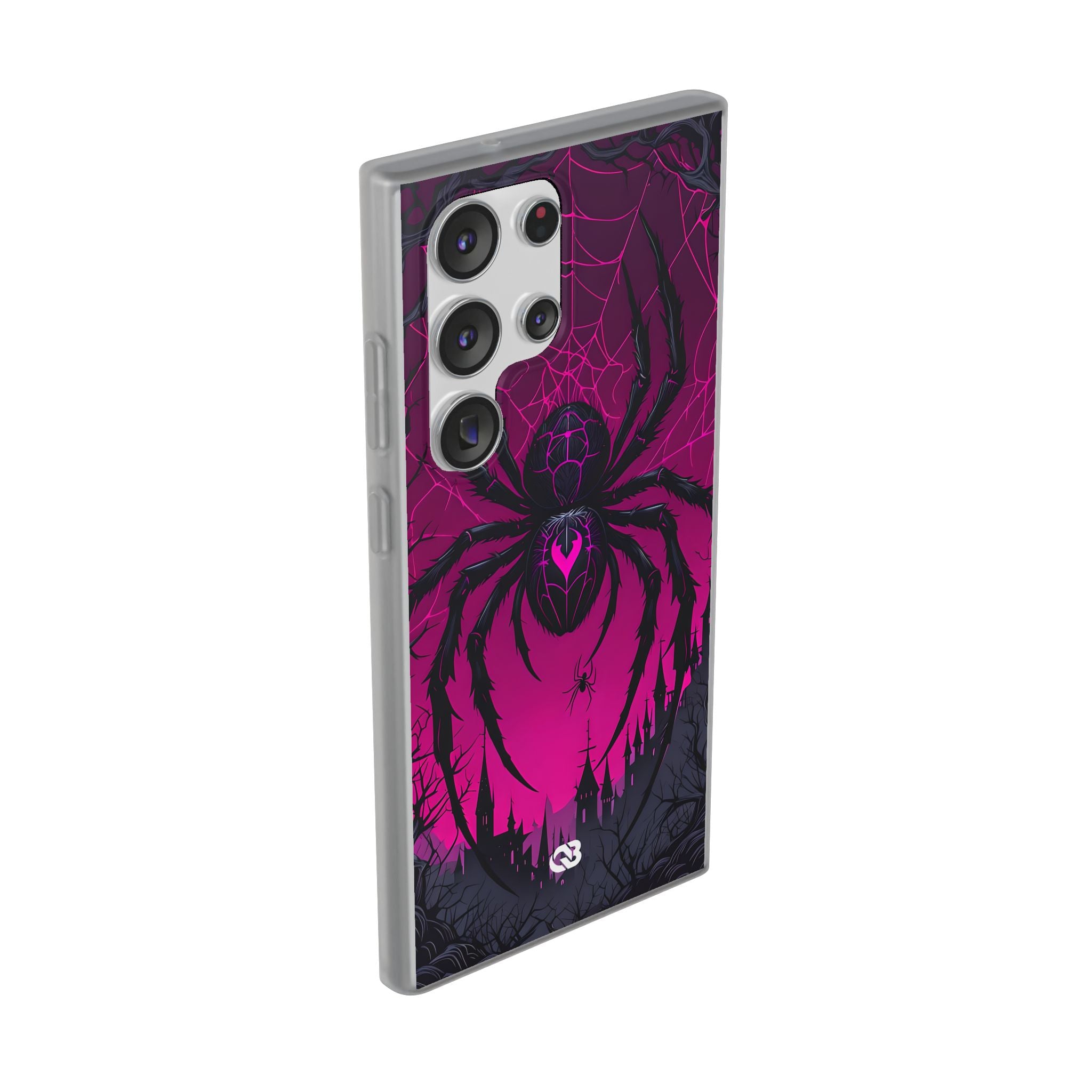 Obsidian Neon Widow · Soft Custodia per Samsung
