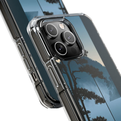 Blue Impact MagSafe Phone Case for iPhone - Kyoto Mist Pine