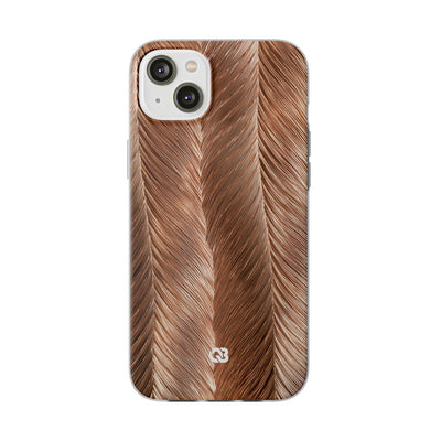 Rose Gold Weave · Lite Phone Case for iPhone ·  Brown