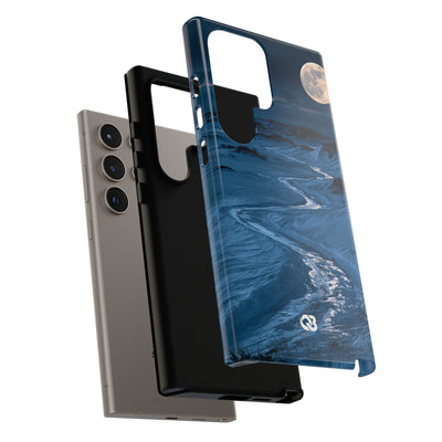 Arctic Moon Drift · Tough Phone Case for Samsung · Blue