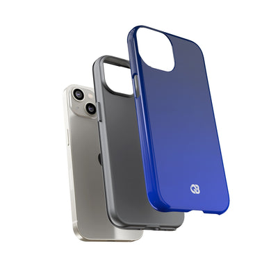 Blue Tough Phone Case for iPhone - Cobalt Depth Shift