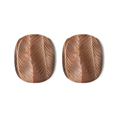 Rose Gold Weave · Hard Case for AirPods Max · Brown