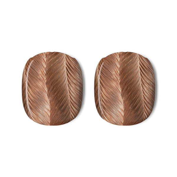 Rose Gold Weave · Hard Case for AirPods Max · Brown