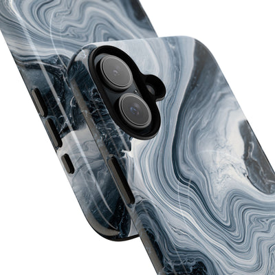 Suminagashi Ink Flow · Tough 2.0 Magnetic Phone Case for iPhone · Grey