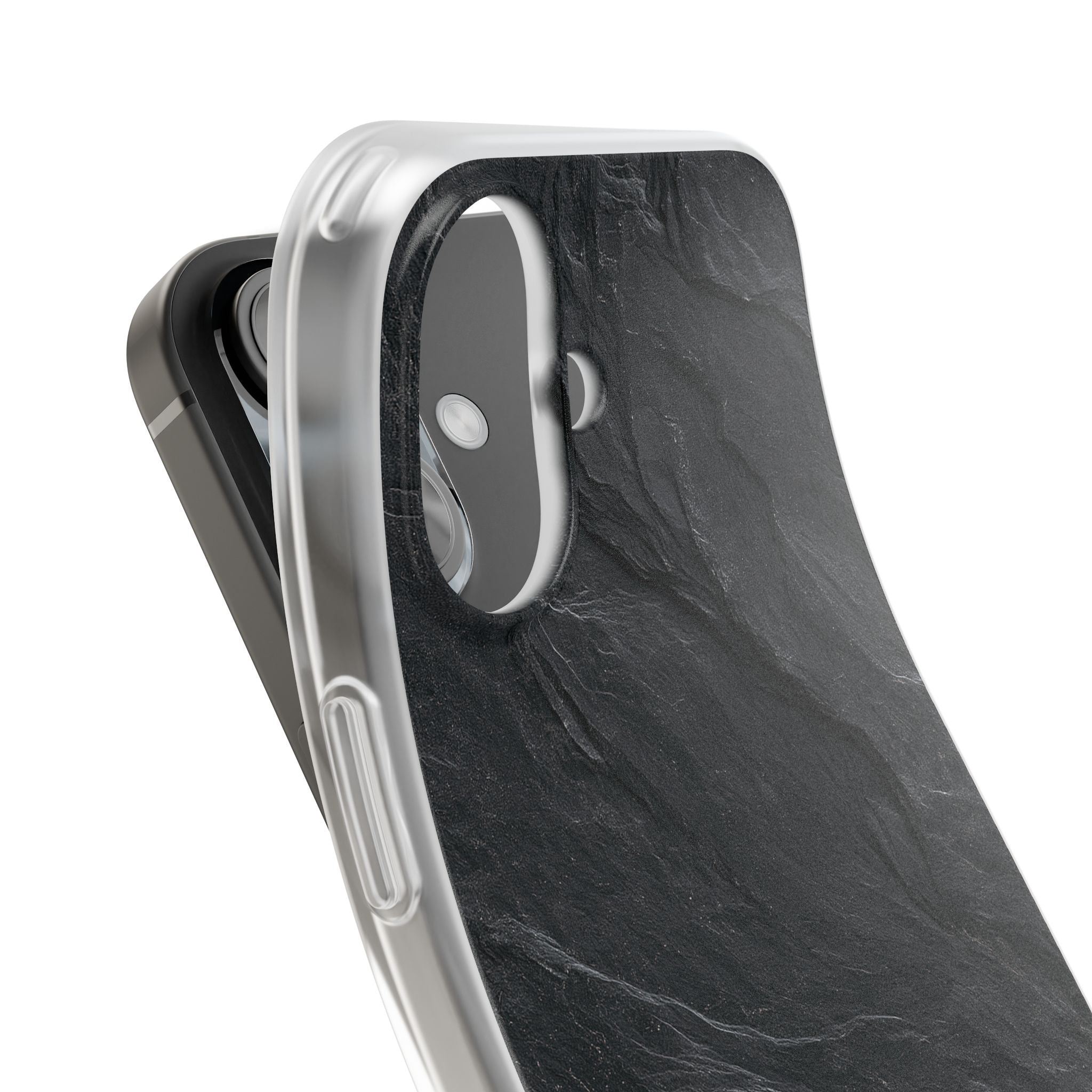 Black Lite Phone Case for iPhone - Midnight Slate Ridge