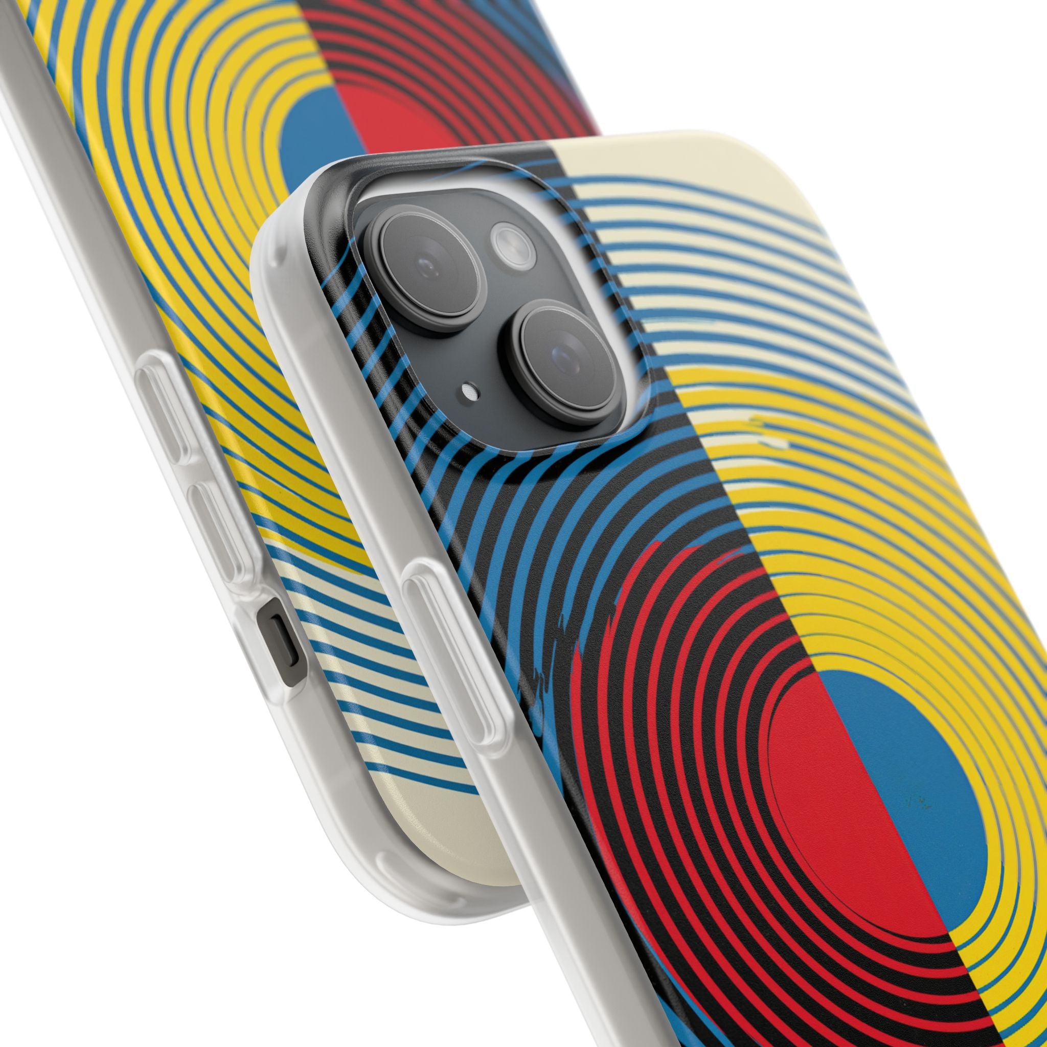 Blue Lite Phone Case for iPhone - Primary Circuit Orbit