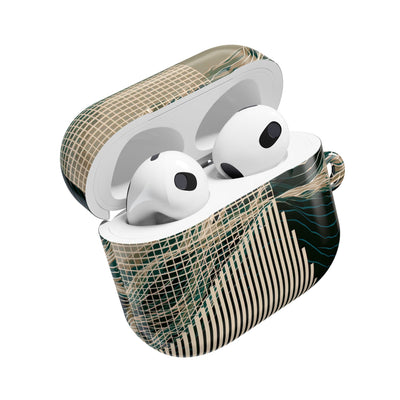 Orbital Terrain · Hard Case for AirPods & AirPods Pro · Green