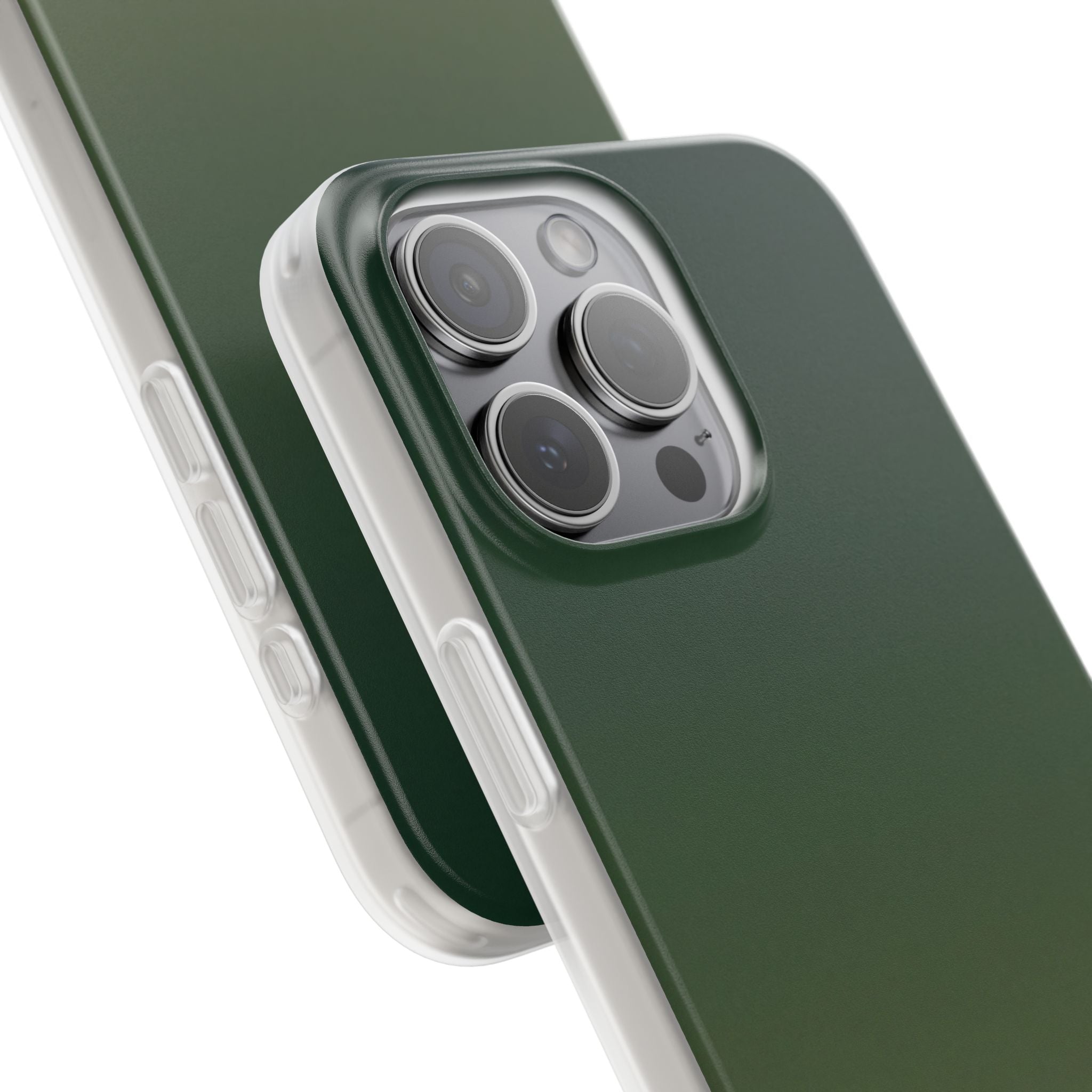 Green Lite Phone Case for iPhone - Shadow Moss Grain