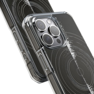 Black Impact MagSafe Phone Case for iPhone - Obsidian Orbital Signal