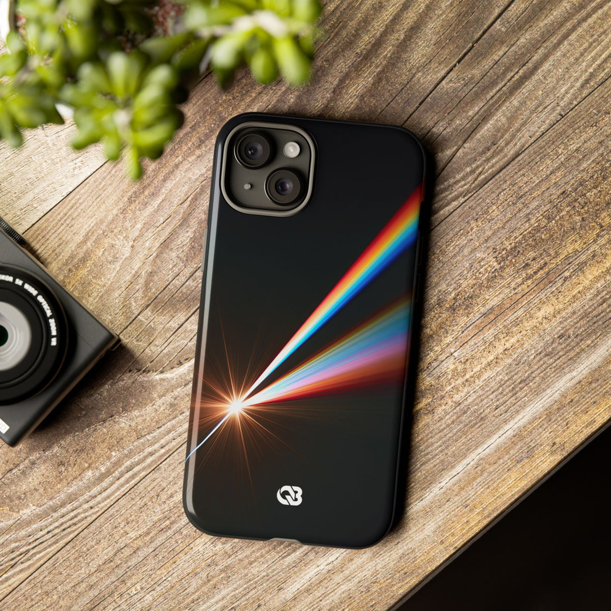 Spectral Refraction · Tough Phone Case for iPhone · Black