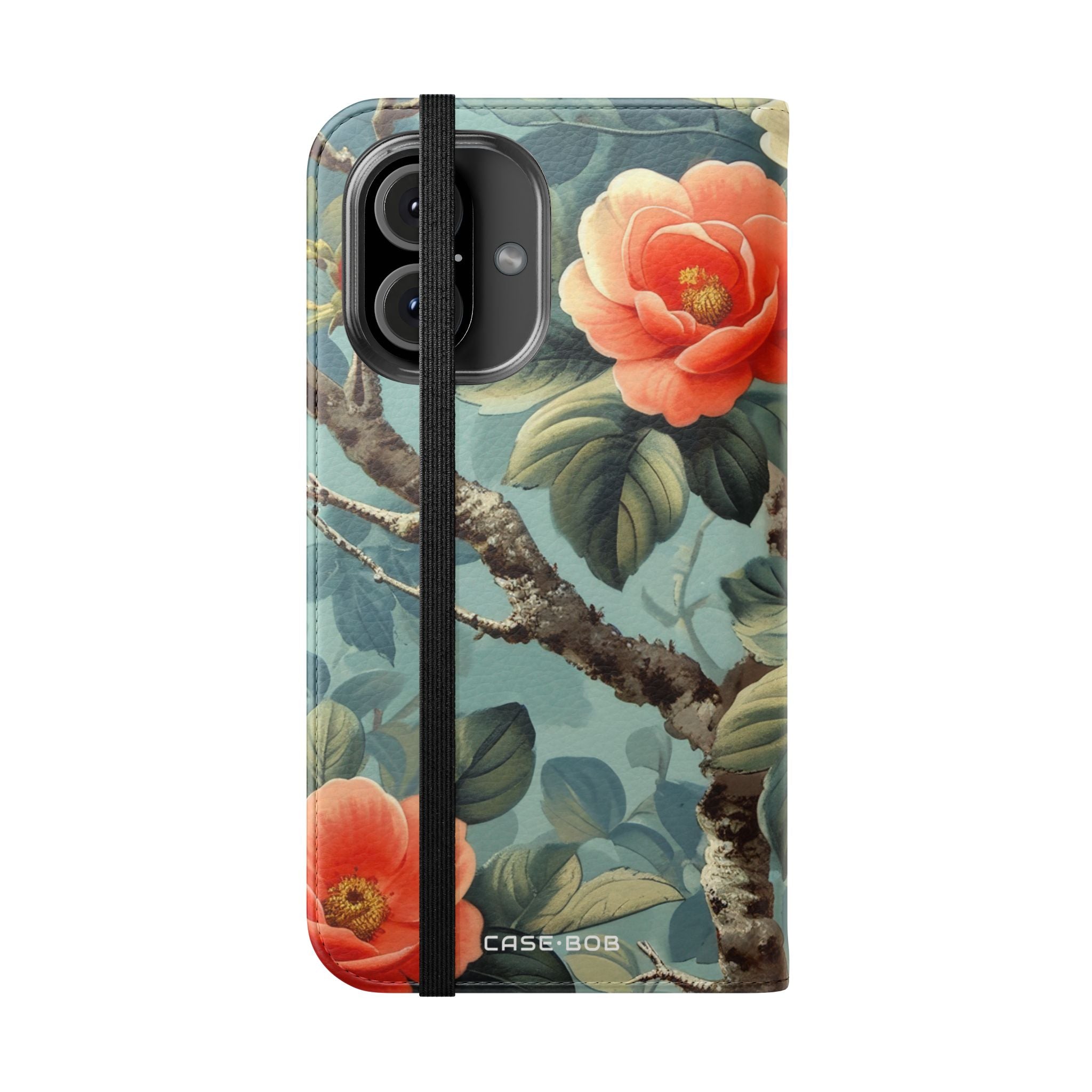 Pink Camellia - iPhone 16 Case - Wallet