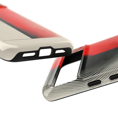 Red Tough Phone Case for Google Pixel - Split Signal Red