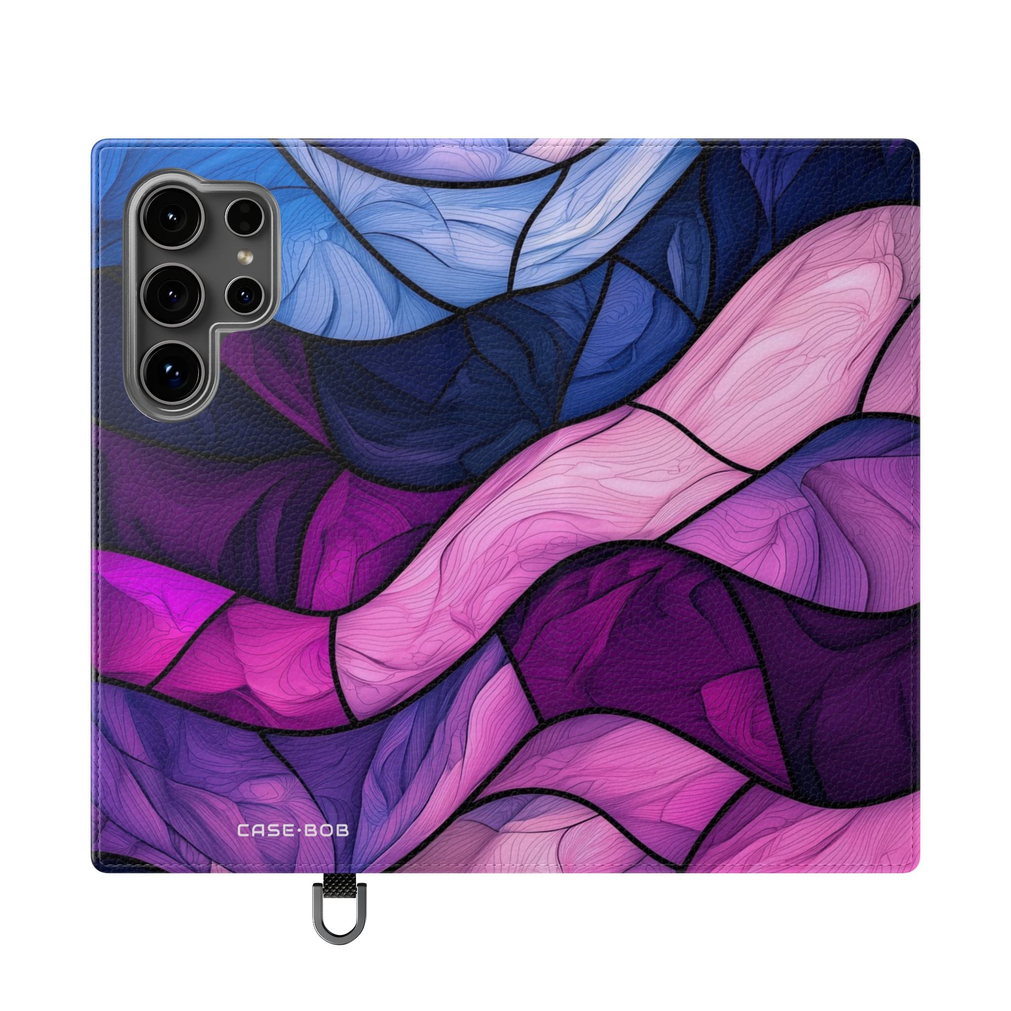 Purple Wavewood - Samsung S24 Ultra Case - Wallet